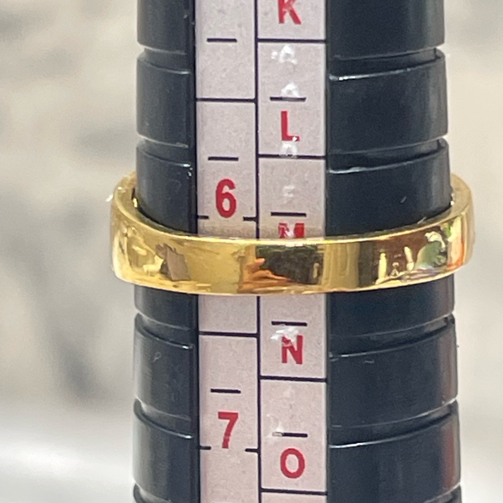 Vintage Sample Mother’s Ring Gold Plated Brass Size 6 Birthstone Style - Picture 12 of 13